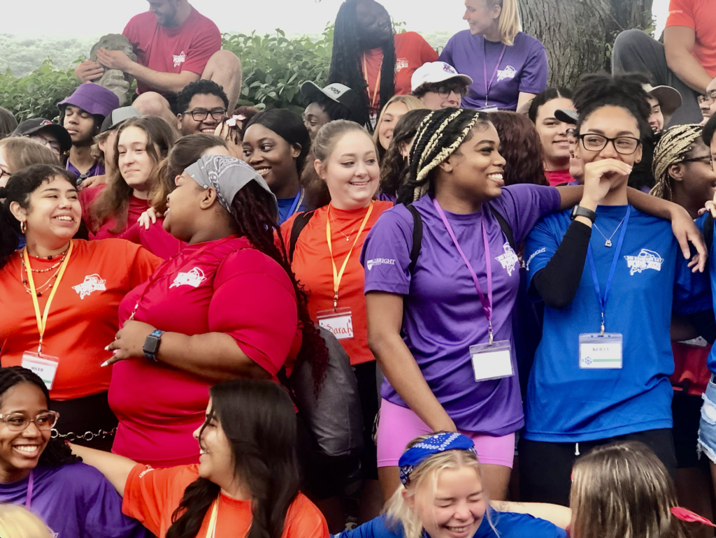 Albright students gather on Move In Day